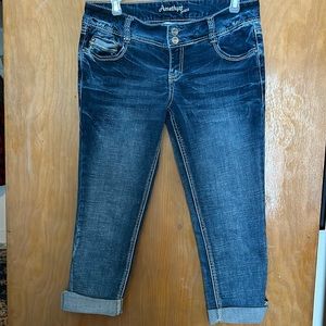 Amethyst jeans. Crop size 5. Very lightly used